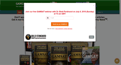 Desktop Screenshot of gamsatpreparationcoursesireland.ie